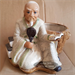 Tượng bon sai chậu cảnh Thần Trà đọc sách